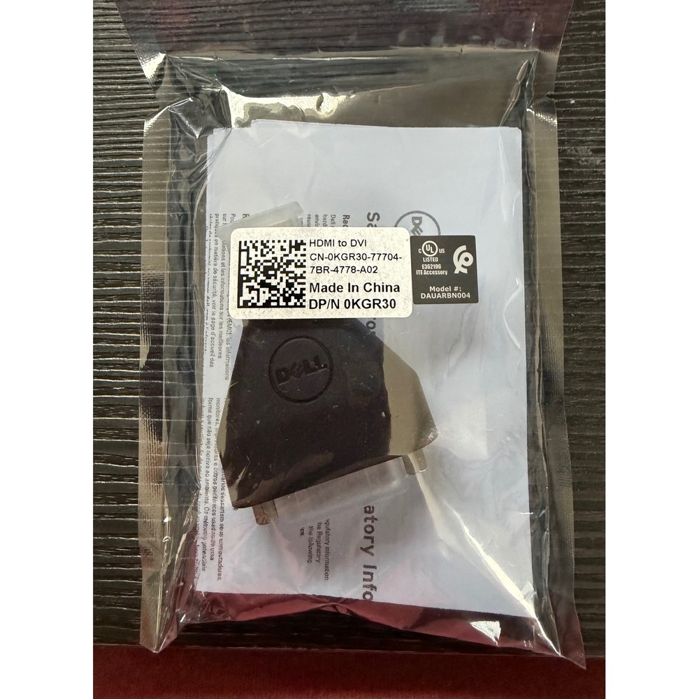 Dell HDMI to DVI Adapter Converter Cable Dongle DAUARBN004 CN0KGR30